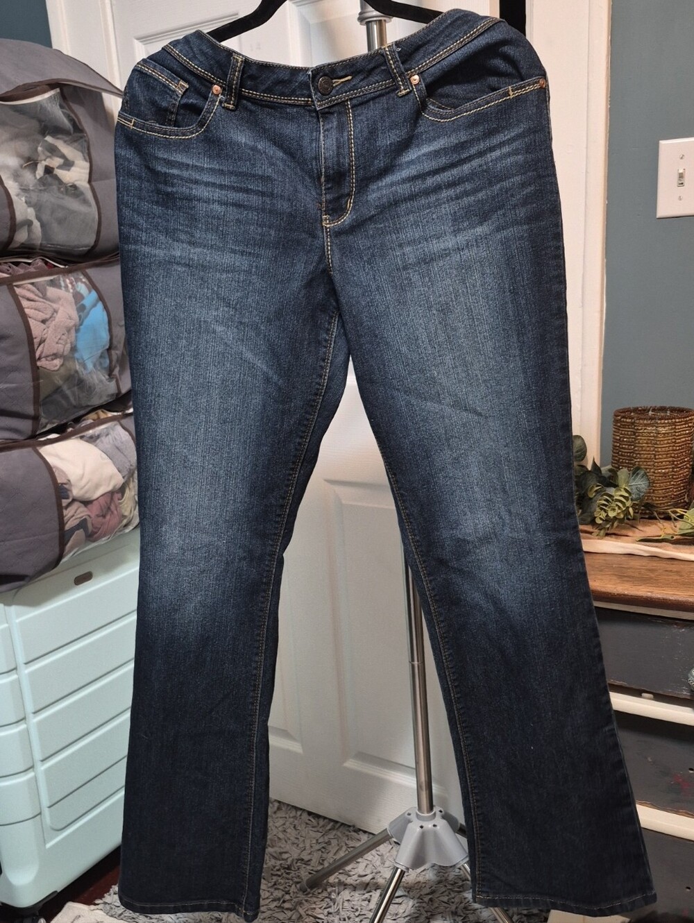 LEI Dark Blue Bootcut Jeans SZ 15